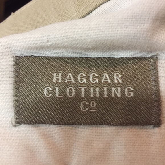 Vintage Haggar Shorts Mens 38 Used Clothing Khaki - Picture 6 of 7